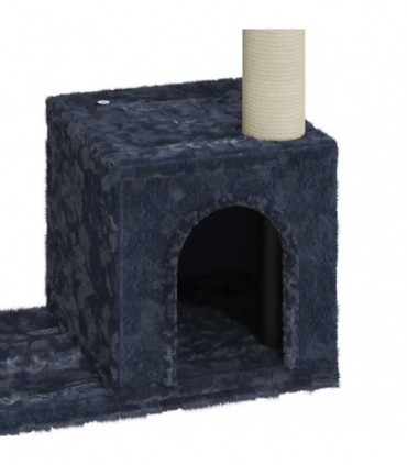 Cat Tree with Sisal Scratching Posts Dark Grey 70 cm