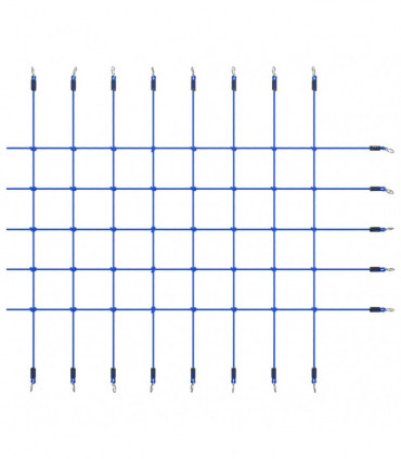 Climbing Net 200x150 cm Blue