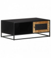 Coffee Table 90x50x35 cm Rough Mango Wood
