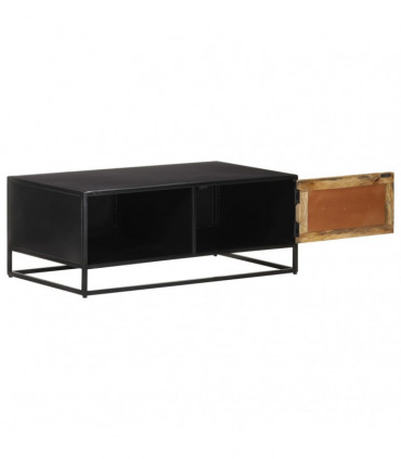 Coffee Table 90x50x35 cm Rough Mango Wood