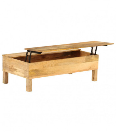 Coffee Table Solid Mango Wood 110x55x35 cm