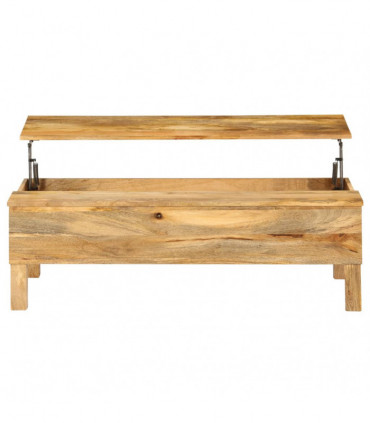 Coffee Table Solid Mango Wood 110x55x35 cm