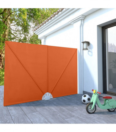 Collapsible Terrace Side Awning Terracotta 240x160 cm