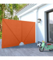 Collapsible Terrace Side Awning Terracotta 240x160 cm