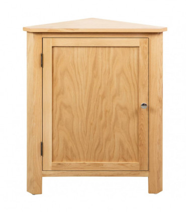 Corner Cabinet 59x36x80 cm Solid Oak Wood