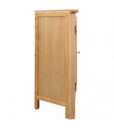 Corner Cabinet 59x36x80 cm Solid Oak Wood