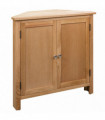 Corner Cabinet 80x33.5x78 cm Solid Oak Wood