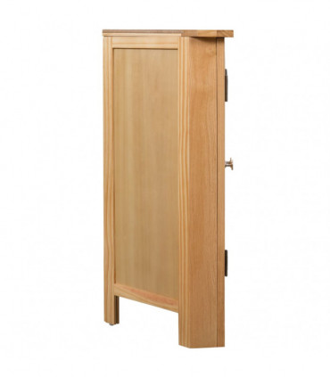 Corner Cabinet 80x33.5x78 cm Solid Oak Wood