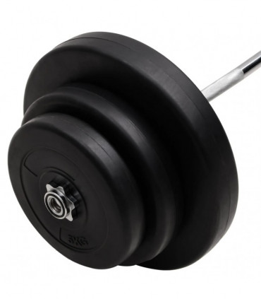Curl Barbell with Plates 60 kg
