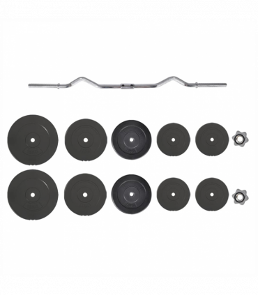 Curl Barbell with Plates 90 kg
