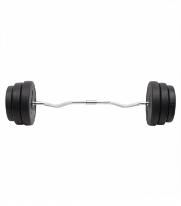 Curl Barbell with Plates 90 kg