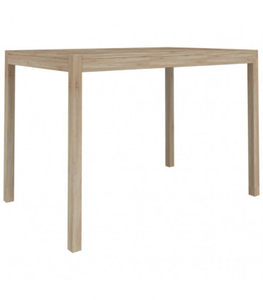 Dining Table 110x70x75 cm Solid Wood Acacia