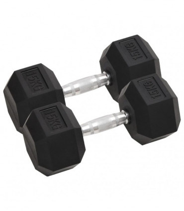 Dumbbells 2 pcs 30 kg Cast Iron