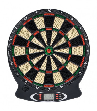 Electric Dartboard with Darts Black Polypropylene