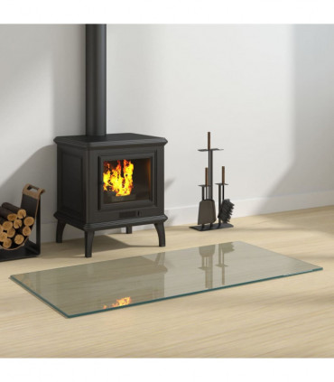 Fireplace Glass Plate Rectangular 100x50 cm