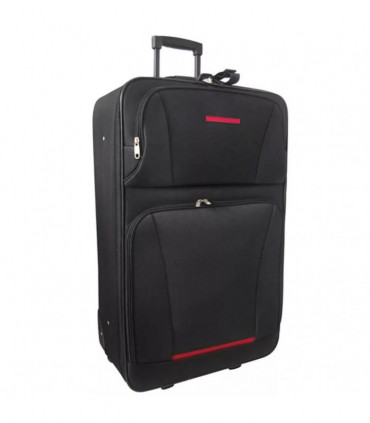 Five Piece Travel Luggage Set Black