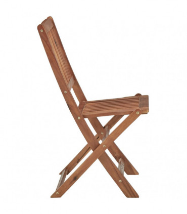 Folding Garden Chairs 6 pcs Solid Acacia Wood
