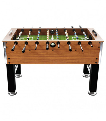 Football Table Steel 60 kg 140x74.5x87.5 cm Light Brown and Black