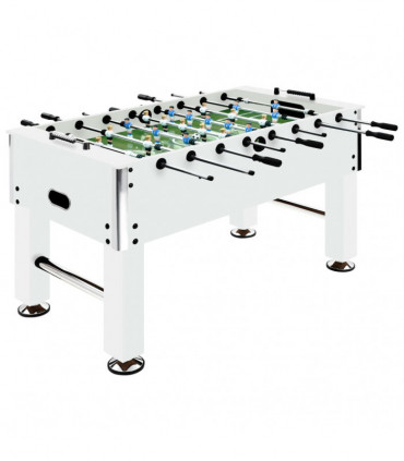 Football Table Steel 60 kg 140x74.5x87.5 cm White