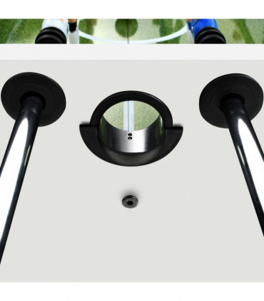 Football Table Steel 60 kg 140x74.5x87.5 cm White