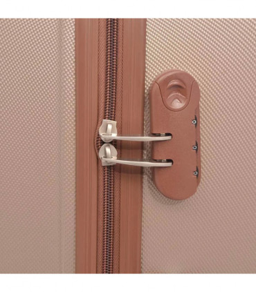 Four Piece Hardcase Trolley Set Champagne