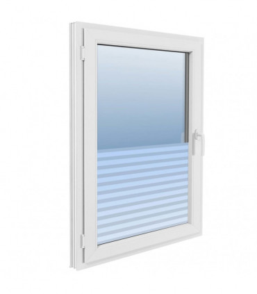 Frosted Privacy Window Film Adhesive Stripes 0.9x100 m