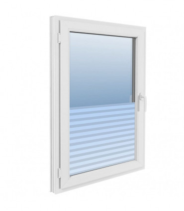 Frosted Privacy Window Film Adhesive Stripes 0.9x50 m