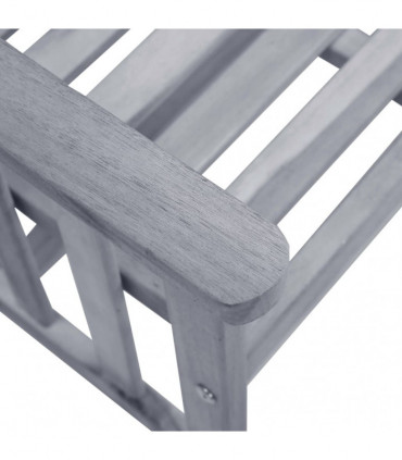 Garden Chairs with Tea Table 159x61x92 cm Solid Acacia Wood