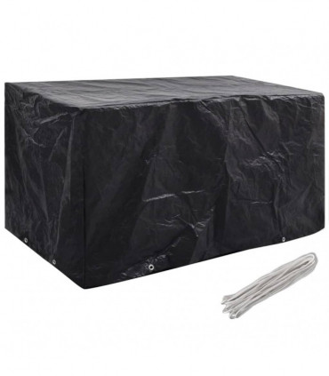 Garden Furniture Covers 2 pcs 8 Eyelets 180x70x90 cm