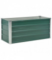 Garden Raised Bed Galvanised Steel 100x40x45 cm Green