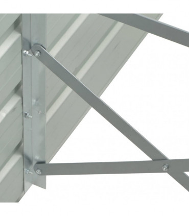 Garden Raised Bed Galvanised Steel 100x40x45 cm Green