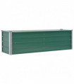 Garden Raised Bed Galvanised Steel 160x40x45 cm Green