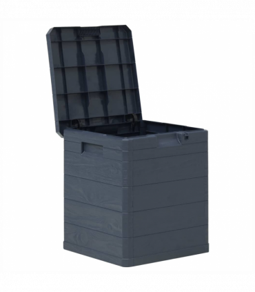 Garden Storage Box 90 L Anthracite