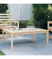 vidaXL Garden Table 121x82.5x45 cm Solid Wood Pine