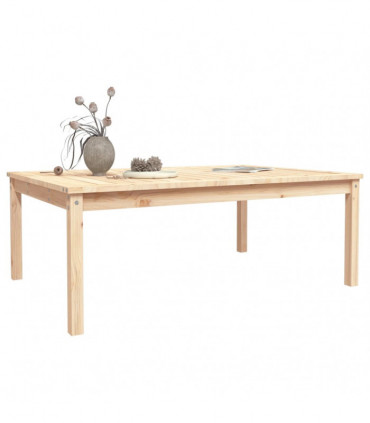 vidaXL Garden Table 121x82.5x45 cm Solid Wood Pine