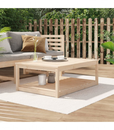 vidaXL Garden Table 121x82.5x45 cm Solid Wood Pine