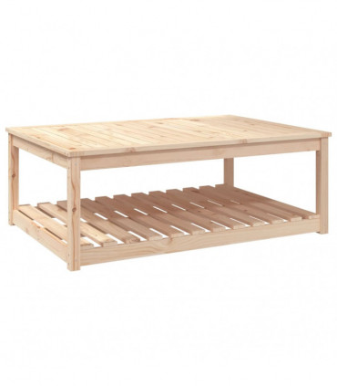 vidaXL Garden Table 121x82.5x45 cm Solid Wood Pine