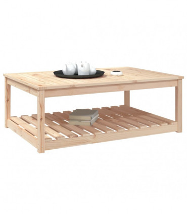 vidaXL Garden Table 121x82.5x45 cm Solid Wood Pine