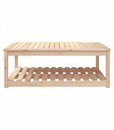 vidaXL Garden Table 121x82.5x45 cm Solid Wood Pine