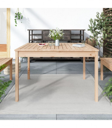 vidaXL Garden Table 121x82.5x76 cm Solid Wood Pine