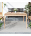 vidaXL Garden Table 121x82.5x76 cm Solid Wood Pine