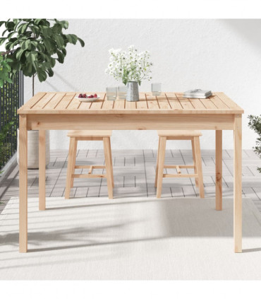 vidaXL Garden Table 121x82.5x76 cm Solid Wood Pine