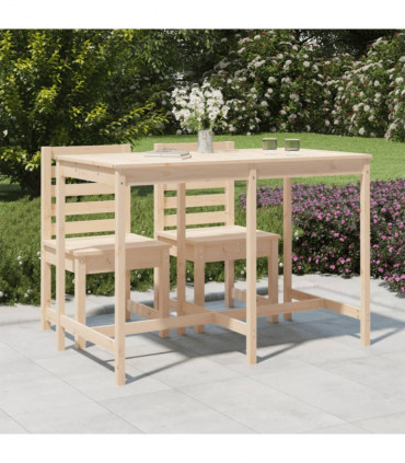 vidaXL Garden Table 159.5x82.5x110 cm Solid Wood Pine