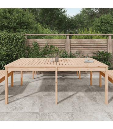 vidaXL Garden Table 203.5x100x76 cm Solid Wood Pine