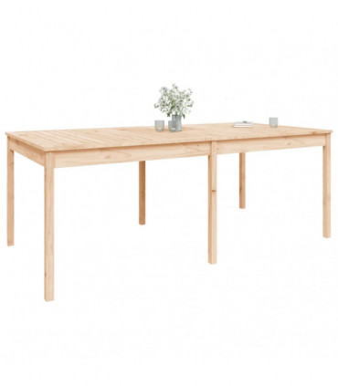 vidaXL Garden Table 203.5x100x76 cm Solid Wood Pine