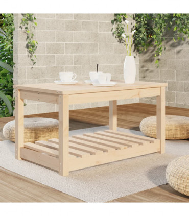 vidaXL Garden Table 82.5x50.5x45 cm Solid Wood Pine