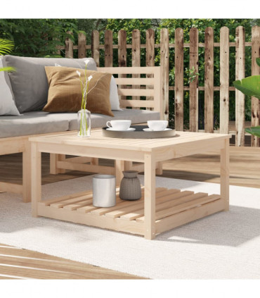 vidaXL Garden Table 82.5x82.5x45 cm Solid Wood Pine