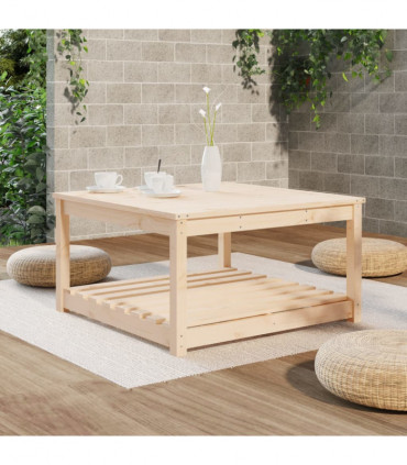 vidaXL Garden Table 82.5x82.5x45 cm Solid Wood Pine