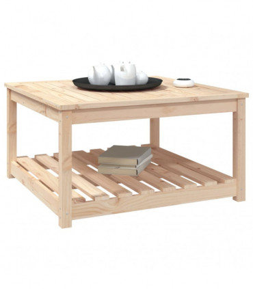 vidaXL Garden Table 82.5x82.5x45 cm Solid Wood Pine