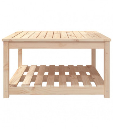 vidaXL Garden Table 82.5x82.5x45 cm Solid Wood Pine